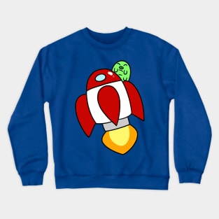 Waterbear Rocket Ship Crewneck Sweatshirt